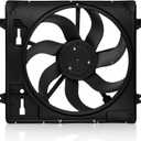621-601 Radiator Cooling Fan Fit for Jeep Wrangler V6 3.6L 2012-2017, for Jeep Wrangler JK V6 3.6L 2018 Replacement Radiator Fan Assembly 68143894AA 68143894AB CH3115188 76366 624080