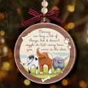 Dog Christmas Ornaments 2025 - Dog Ornaments for Christmas Tree, Wooden Pet Ornament Gift for Dogs Owners - Dogs Mom Gifts for Women, Men, Family, Friends