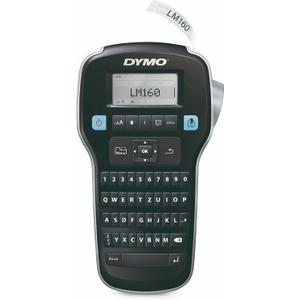 DYMO Label Maker LabelManager 160 Portable Label Maker, Easy-to-Use, One-Touch Smart Keys, QWERTY Keyboard, Large Display, for Home & Office Organization, Black (Machine Only)