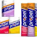 Propel Immune Support Electrolyte Enhanced Water Drink Mix Powder Packets, Variety Pack, 100% DV Vitamin C, Good source of Zinc, Zero Sugar Hydration with Electrolytes and Vitamins (30 Packets), Best By 02/20/2026
