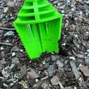 SnapPot Multi-Tool for Gardening  5-in-1 Garden Hand Tool with Trowel, Rake, Sickle, Bulb Planter & Soil Depth Scale  Lightweight, Rust-Resistant, Reinforced Polymer  Bright Green