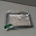 Set of 3 Interlocking Breading Trays, 8.5" X 5.8" X 1.2" Stainless Steel Dredging Trays for Breading, Marinating, Chicken, Food Prep, Stackable Tray for Baking Cake, Oven Safe