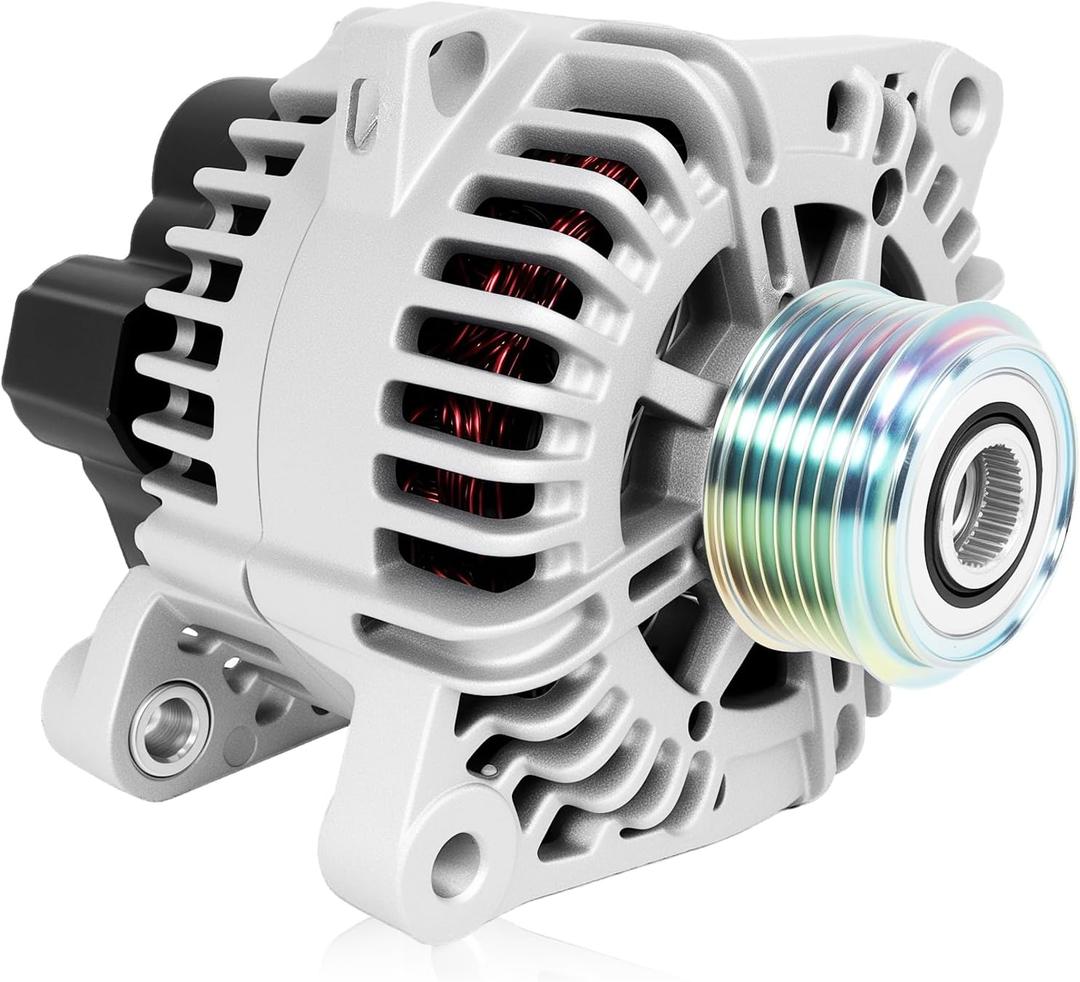 11491 Alternator 12V 110A Fits for H-yundai Sonata L4 2.4L 10-13, Tucson L4 2.0L 11-12, Tucson L4 2.4L 10-13, Forte L4 2.0L 10-13, Optima/Sportage L4 2.4L 11-13, Replace OE 11492 11491 37300-25600