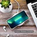 MZELQ TPU Wallet Compatible with iPhone 13 Pro Max Case, Card Holder Camera Protection Cover + Screen Protector, Push-able Slot for Girls Women -White