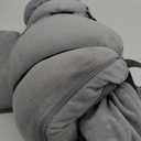 Momcozy CozyPro Nursing Pillow - All Around Lumbar & Arm Support - Safety Fence, Firm & Springy Memory Foam-Stable, Ergonomic Support, Easier Breastfeeding, Wider Cushion, Adjustable, Removable Cover