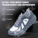 OrthoComfoot Men's Orthopedic Diabetic Wide Running Shoes: Comfortable Arch Support Sneakers for Plantar Fasciitis, Foot & Heel Pain Relief - Casual Work Walking Shoes