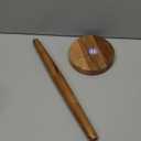 NIRMAN Acacia Wood Paper Towel Holder Decorative Countertop Standing Rolls Holder for Kitchen, Toilet, Pantry and Bathroom (5" x 5" x 12")