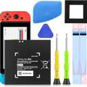 Switch Battery, 4310mAh High Capacity Lithium Polymer Replacement Battery Compatible with Switch Console, with Installation Tool kit