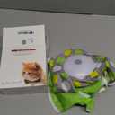 umosis Interactive Cat Toys Rechargeable,Moving Concealed Feathers,Real Mouse Squeaky,Touch Activated Cat Kitten Toy Exercise Toys for Indoor Bored Adult Cats (green)