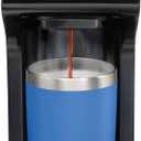 Hamilton Beach FlexBrew Single Serve Coffee Maker, Coffee Machine Compatible with Pod Packs and Grounds, Black Next Gen (49900) (Black - Fast Brewing)