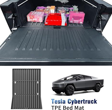 Yocar TPE Truck Bed for Tesla Cybertruck, Eco-Friendly, All Weather Protection Waterproof and Odorless, Pick up Cargo Liner Mat Cybertruck Mat, Cybertruck Accessories