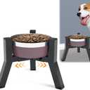 SHAINFUN Elevated Dog Bowls Adjustable Width Stand for 5.2-7.8" Wide Bowls, Food and Water Feeder for Medium Small Dogs, 7.8in Tall (Bowl Not Included)