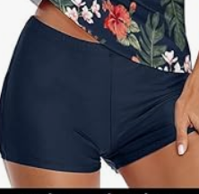 Urchics 2026 Women Tankini Swimsuit Tummy Control Plus Size High Waisted Boyshorts Bathing (XXXL)