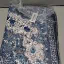 PUPIBOO Washable Pee Pads for Dogs and Cats - Super Absorbent Reusable Puppy Training Pads - 100% Waterproof, Leak-Proof & Non-Slip Whelping Pads for Pet Housebreaking (18 x 24 Inch (Pack of 2), Blue Medallion)