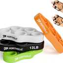 4 Pack Hand Exerciser Grip Strengthener, Finger Stretcher Hand Grip Resistance Bands Hand Strengthener Hand Strengthening Forearm Exerciser for Arthritis