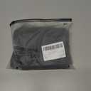 Milumia Women's Metal Low Waist Mini Skirt Sexy Ruched Bodycon Party Club Skirts (Black, L)