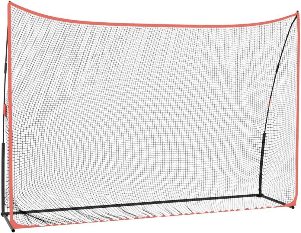 vidaXL Golf Practice Net - Durable Polyester Construction, Large Net Area, Portable and Versatile for Indoor/Outdoor Usage, Ideal for Golf Enthusiasts of All Ages