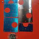 6 PCS Cabinet Hinge Repair Plate, Hinges Repair Fixing Plates, Stainless Steel Cabinet Repair Board, Kitchen Cupboard Door Hinge Repair Brackets Kit, Cabinet Fixing Plate Bracket with Mounting Screw