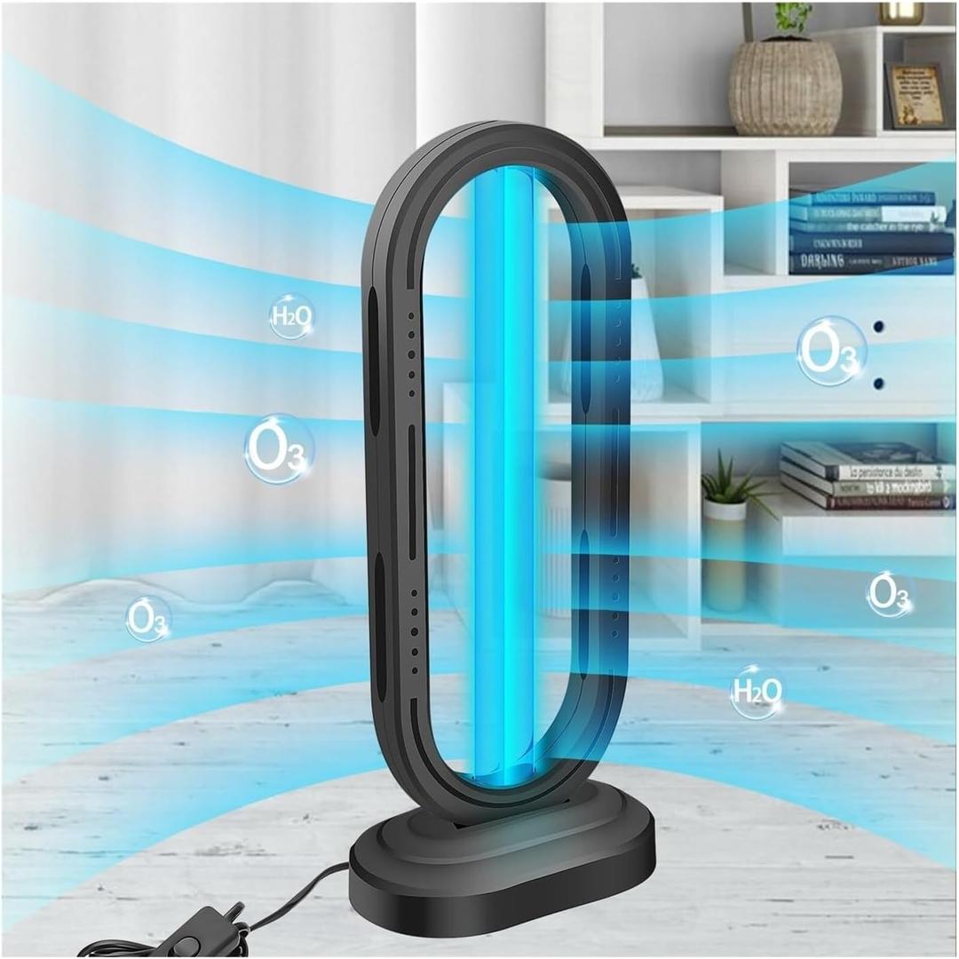 38W U V & 0 Z with 3-Speed Timing and Remote Control (Remote Control Included) for Home Office Schools Kitchen, Bedroom