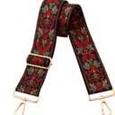 Purse Straps Replacement Crossbody Wide Bag Strap for Purses Adjustable Shoulder Straps for Women Bags (Reddish-brown)