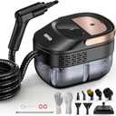 ODSD Steam Cleaner for Home & Car, 3-Level Adjustable Steamer for Cleaning, 15s Heat-Up & 1.6L Large Tank, Handheld Steam Cleaner for Car Detailing, Home, Tile, Grout, Furniture with 15pcs Accessories