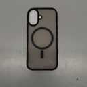 Miracase Magnetic for iPhone 17 Case (Compatible with MagSafe) with Screen Protector Military-Grade Protection, Anti-Fingerprint Translucent Matte Phone Cover for iPhone 17 6.3 inch, Black