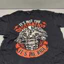It's Not The Destination It's The Ride - Skull Bike Rider T-Shirt  M