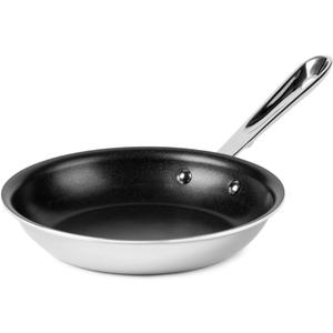 All-Clad D3 8 Inch Stainless Steel Pro Non Stick Frying pan, 3-Ply Stainless Steel Pan, Induction, Oven Broiler Safe 500F Skillet, Professional Cookware, Silver All-Clad D3 8 Inch Stainless Steel Pro Non Stick Frying pan, 3-Ply Stainless Steel Pan, Induction, Oven Broiler Safe 500F Skillet, Professional Cookware, Silver