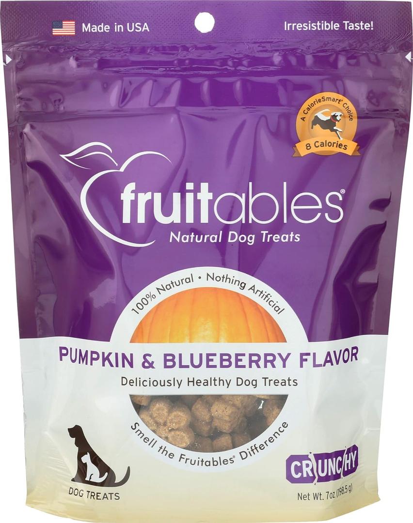 Fruitables, Pet Treats Pumpkin and Blueberry, 7 Ounce2