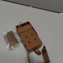 KyJyGy Low Profile Blind Mounting Brackets, 1 Set (1 Left & 1 Right) with 4 Screws, Camel.