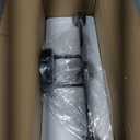 Indoi Bathroom Light Fixtures, 3-Light Matte Black Vanity Light, Black Bathroom Lights Over Mirror with Clear Glass Shade, Wall Sconces for Mirror Bedroom Living Room Hallway