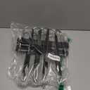 HUITEM Space Saving 6 Tier Pant Hangers, Anti-Slip, Stainless Steel, 2 Pack, Black