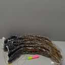 Goddess Locs Crochet Hair 6Packs 24Inch Pre-looped Crochet locs,Soft Locs with Curly Ends Dreadlocks Wavy Faux Crochet Locs Synthetic Crochet Braids Hair Extensions 72locs(24'', 1B/30/27)