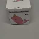 Narwhal Silicone Night Lamp, 7 Colors Changing LED Portable Touch Kawaii Lamp, USB Rechargeable Silicone Dimmable RGB Night Lights with Timer, Birthday/Christmas Gifts for Bedroom Decor