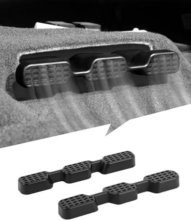 JeCar Under Seat Vent Deflectors Rear AC Vent Directional Extension Fit for RAM 2018-2023