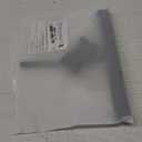 ecooe Silicone Shower Squeegee with Hanger, 11/28cm Shower Squeegee for Glass Doors, Black Window Squeegee Scraper with Stainless Steel Core for Home Bathroom Kitchen Car Glass Doors