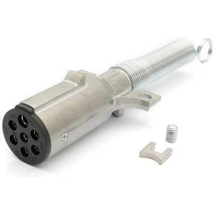 Heavy Duty 7 Pin Round Trailer Connector - 7 Way Trailer Plug - Semi Trailer Plug