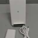 Wireless Charger, 15W Fast Wireless Charging Stand, Wireless Charging Station for iPhone 15 14 13 12 11 Pro Max Plus XS XR X 8 [Adapter Included] (White)