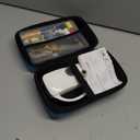 Handheld Sewing Machine Heavy Duty, with Blue Leather Storage Case and 110-Piece Sewing Kit, Mini Portable, Ideal for Adults & Beginners, Complete Set of Quick Home Clothing Repair Tools, Good Gift