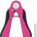 Swihauk Heavy Duty Dog Nail Clippers and Trimmers, Professional Pet Nail Horse Clippers with Nail File for Dogs Cats Small Animal, Claw Clippers with Safety Guard to Prevent Over-Cutting, Pink