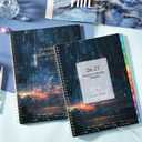 Planner 2026-2027 - Planner Weekly and Monthly 2026-2027, Academic Planner 26-27, July 2026 - June 2027, 8.5" x 11", 26-27 Calendar Planner with Colourful Tabs, Inner Pocket, Premium Paper, Twin-wire Binding - Galaxy