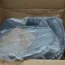 Tatub 26 Black Swivel Bar Stools Set of 2, Counter Height Bar Stools with Backs and Arms, Faux Leather Kitchen Island Chairs, High Barstools