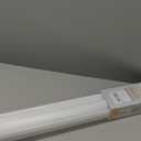 Persilux Zebra Blinds for Windows, Cordless Roller Blinds (34.5" W x 72" H, White) Light Filtering Sheer Window Treatments, Light Control for Day and Night, Room Darkening Roller Shades for Windows