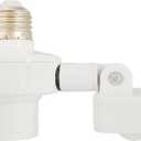 Motion Activated Light Socket,Adjustable Sensor Head, Auto On/Off Light Control,E26/E27 Motion Sensor Light Adapter Only Indoor Use for Porch,Basement,Storage Room