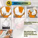 5 Pack VF3502 Replacement for Rigid Shop Vac Bags Size A, compatible with RIDGID 12-16 Gallon Wet/Dry Vacuums, High Efficiency Dust Filter Bags, Part# 23743