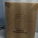 BestOffice | 13 Gallon Stainless Steel Trash Can with Lid | Steel | Automatic Touchless Garbage Can | Odor Control | Modern Oval Design | Easy to Clean | For Kitchen, Bathroom, Office or Home