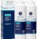 Mist ADQ73613401 Refrigerator Water Filter Replacement for LG LT800P, ADQ73613402, Kenmore 46-9490, Fridge LSXS26326S NSF 42 Certified 2 Pack