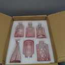 Pink Glass Bud Vases Set of 12, Mini Flower Vase for Centerpieces, Small Vases in Bulk for Wedding Decorations, Vintage Vase for Table, Home Dcor