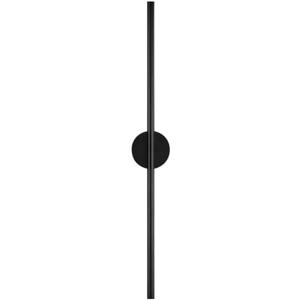 Minimalist Linear Wall Light Aluminum Modern LED Long Strip Wall Sconce, Indoor Slender Wall Mounted Lamps for Bathroom Corridor Aisle Living Room Background Bedroom Bedside Bar, 100cm