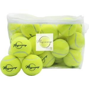 Magicorange Tennis Balls, 30 Pack Advanced Training Tennis Balls Practice Ball, Pet Dog Playing Balls,Good for Beginner Training Ball (Green)